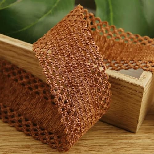 5 Yards/Los 16 mm/25 mm/40 mm Samtgeflecht Hohlstichband Weiches Chenilleband für Haarschleifen DIY Kleidungszubehör Zubehör-Braun-40 mm 5 Yards/Los 16 mm/25 mm/40 mm Samtgeflecht Hohlstichband Weiches Chenilleband für Haarschleifen DIY Kleidungszubehör Zubehör-Braun-40 mm von AYHTUD
