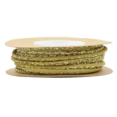 5 Yards/Los 2 mm goldenes Glitzerband für Hochzeitsfeiern, Weihnachtsdekorationen, Blumensträuße, Kartenverpackungen, Spitzenbänder-Gold-2 mm 5 Yards/Los 2 mm goldenes Glitzerband für Hochzeitsfeiern, Weihnachtsdekorationen, Blumensträuße, Kartenverpackungen, Spitzenbänder-Gold-2 mm von AYHTUD