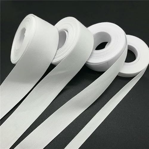 5 Yards/Los 3,0 mm - 50 mm Baumwollband, handgefertigt für Hochzeit, Weihnachtsdekoration, DIY-Nähstoff, Weiß, 40 mm 5 Yards/Los 3,0 mm - 50 mm Baumwollband, handgefertigt für Hochzeit, Weihnachtsdekoration, DIY-Nähstoff, Weiß, 40 mm von AYHTUD