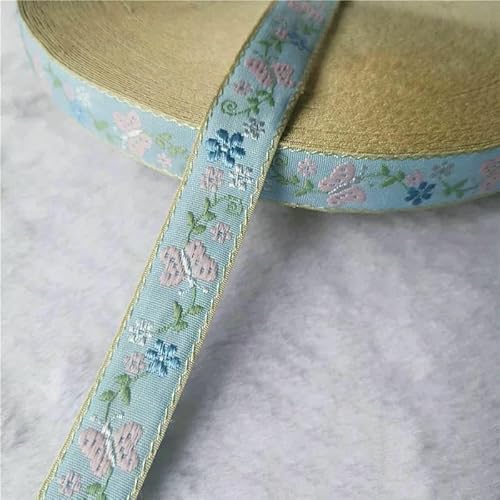 5 Yards 10–25 mm Glitzer-Jacquardband mit glänzenden Blumen für DIY-Haarschmuck, Röcke, Haustierhalsbänder, Zubehör – 18 20 mm – 50 Yards 5 Yards 10–25 mm Glitzer-Jacquardband mit glänzenden Blumen für DIY-Haarschmuck, Röcke, Haustierhalsbänder, Zubehör – 18 20 mm – 50 Yards von AYHTUD