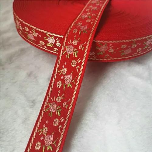 5 Yards 10–25 mm Glitzer-Jacquardband mit glänzenden Blumen für DIY-Haarschmuck, Röcke, Haustierhalsbänder, Zubehör-31 25 mm-50 Yards 5 Yards 10–25 mm Glitzer-Jacquardband mit glänzenden Blumen für DIY-Haarschmuck, Röcke, Haustierhalsbänder, Zubehör-31 25 mm-50 Yards von AYHTUD