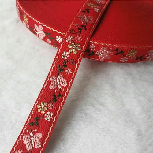 5 Yards 10–25 mm glitzerndes, glänzendes Jacquardband mit Blumen für DIY-Haarschmuck, Röcke, Haustierhalsbänder, Zubehör – 16 20 mm – 50 Yards 5 Yards 10–25 mm glitzerndes, glänzendes Jacquardband mit Blumen für DIY-Haarschmuck, Röcke, Haustierhalsbänder, Zubehör – 16 20 mm – 50 Yards von AYHTUD