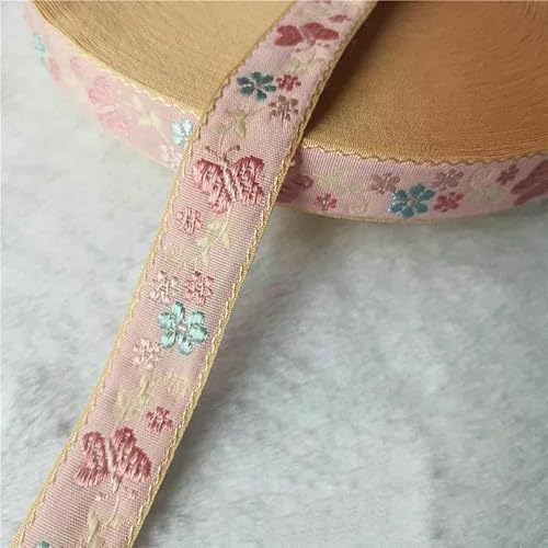 5 Yards 10–25 mm glitzerndes, glänzendes Jacquardband mit Blumen für DIY-Haarschmuck, Röcke, Haustierhalsbänder, Zubehör – 19 20 mm – 50 Yards 5 Yards 10–25 mm glitzerndes, glänzendes Jacquardband mit Blumen für DIY-Haarschmuck, Röcke, Haustierhalsbänder, Zubehör – 19 20 mm – 50 Yards von AYHTUD