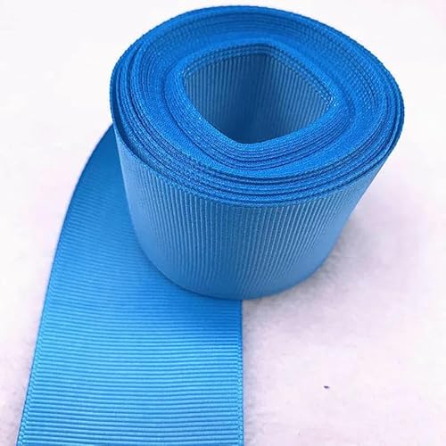 5 Yards 38/50 mm Ripsband-Satinbänder für Hochzeits-, Weihnachts- und Partydekorationen, DIY-Bogen-Bastelbänder, Zubehör-11–50 mm (5 Yards) von AYHTUD