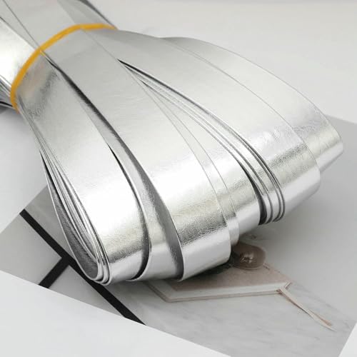 5 m 0,5/0,8/1/1,5/2/2,5 cm Lederstreifen, universelle Einfassung, DIY-Heimdekoration, Lederschnur, Seil, Kleidung, Nähzubehör, 2 cm, Silber, 5 m 5 m 0,5/0,8/1/1,5/2/2,5 cm Lederstreifen, universelle Einfassung, DIY-Heimdekoration, Lederschnur, Seil, Kleidung, Nähzubehör, 2 cm, Silber, 5 m von AYHTUD