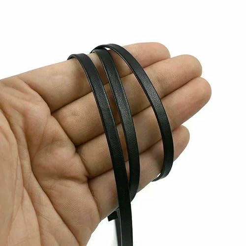 5 m 3–50 mm PU-Lederband, Saumband, Gurtband, Kleidungsdekoration, Seil, Kordeln, Bänder, Schleifen, Bindeband, DIY-Nähzubehör, 5 mm von AYHTUD