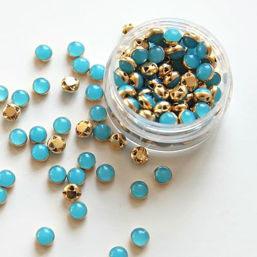 5 mm, 100 Stück, ultrakleine Puppenperlen-Miniknöpfe, Gürtelschnalle für DIY-Puppenkleidung, Hemden, Schuhe, Nähzubehör, Scrapbooking, 8 Blau 5 mm, 100 Stück, ultrakleine Puppenperlen-Miniknöpfe, Gürtelschnalle für DIY-Puppenkleidung, Hemden, Schuhe, Nähzubehör, Scrapbooking, 8 Blau von AYHTUD