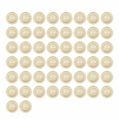 50 Stück 15 mm/20 mm/25 mm Herz-Holzknöpfe zum Nähen, Scrapbooking, Handarbeit, Heimkleidung, Dekor, dekorative Holzwerkzeuge, handgefertigt, 20 mm Wörter 50 Stück 15 mm/20 mm/25 mm Herz-Holzknöpfe zum Nähen, Scrapbooking, Handarbeit, Heimkleidung, Dekor, dekorative Holzwerkzeuge, handgefertigt, 20 mm Wörter von AYHTUD