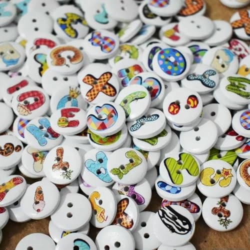 50 Stück 15 mm 2-Loch-Knopf Farbdruck Runde Holzknöpfe Nähen Scrapbooking Dekor Kartenherstellung DIY-Knöpfe für Kleidung-B16-15 mm 50 Stück 15 mm 2-Loch-Knopf Farbdruck Runde Holzknöpfe Nähen Scrapbooking Dekor Kartenherstellung DIY-Knöpfe für Kleidung-B16-15 mm von AYHTUD