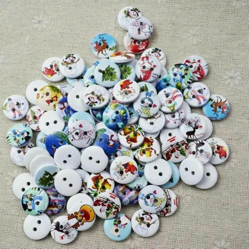 50 Stück 15 mm 2-Loch-Knopf Farbdruck Runde Holzknöpfe Nähen Scrapbooking Dekor Kartenherstellung DIY-Knöpfe für Kleidung-C17-15 mm 50 Stück 15 mm 2-Loch-Knopf Farbdruck Runde Holzknöpfe Nähen Scrapbooking Dekor Kartenherstellung DIY-Knöpfe für Kleidung-C17-15 mm von AYHTUD
