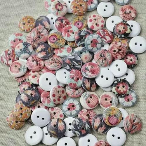 50 Stück 15 mm 2-Loch-Knopf Farbdruck Runde Holzknöpfe Nähen Scrapbooking Dekor Kartenherstellung DIY-Knöpfe für Kleidung-C22-15 mm 50 Stück 15 mm 2-Loch-Knopf Farbdruck Runde Holzknöpfe Nähen Scrapbooking Dekor Kartenherstellung DIY-Knöpfe für Kleidung-C22-15 mm von AYHTUD