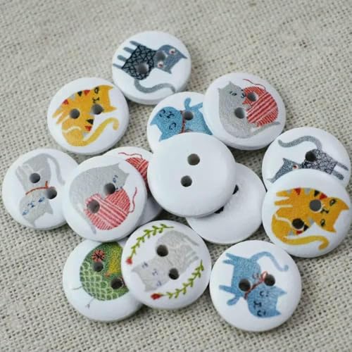 50 Stück 15 mm 2-Loch-Knopf Farbdruck Runde Holzknöpfe Nähen Scrapbooking Dekor Kartenherstellung DIY-Knöpfe für Kleidung-D-015-15 mm 50 Stück 15 mm 2-Loch-Knopf Farbdruck Runde Holzknöpfe Nähen Scrapbooking Dekor Kartenherstellung DIY-Knöpfe für Kleidung-D-015-15 mm von AYHTUD