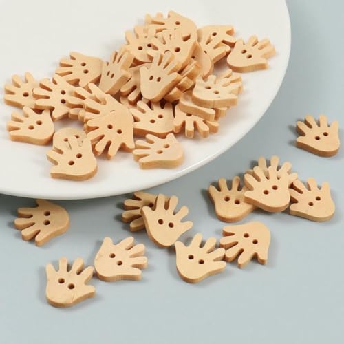 50 Stück 2 Löcher Naturfarbe Schmetterling Tier Blume Holzknöpfe für Handarbeiten Basteln Scrapbooking DIY Nähzubehör-Hände-50 Stück 50 Stück 2 Löcher Naturfarbe Schmetterling Tier Blume Holzknöpfe für Handarbeiten Basteln Scrapbooking DIY Nähzubehör-Hände-50 Stück von AYHTUD