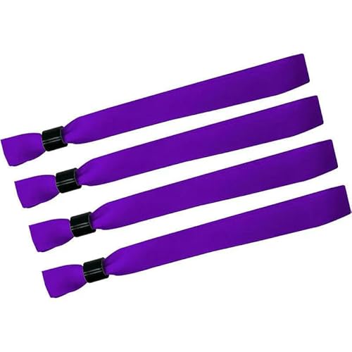 50 Stück personalisierte Armbänder, Party-Armbänder, Event-Armbänder, personalisierte farbige Armbänder, Hochzeit für Gäste, Lila, 50 Stück von AYHTUD