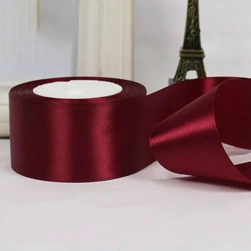 6/10/15/20/25/40/50 mm rosa Satinbänder, Weihnachten, Halloween, Neujahr, Festival, Hochzeit, Geschenkband, DIY, Bastelstoff, 48 Weinrot, 10 mm 6/10/15/20/25/40/50 mm rosa Satinbänder, Weihnachten, Halloween, Neujahr, Festival, Hochzeit, Geschenkband, DIY, Bastelstoff, 48 Weinrot, 10 mm von AYHTUD