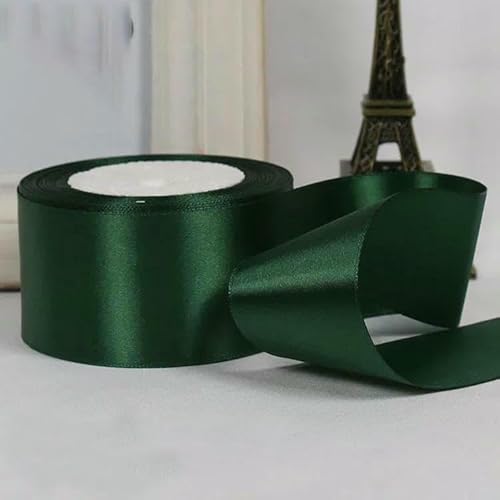 6/10/15/20/25/40/50 mm rosa Satinbänder, Weihnachten, Halloween, Neujahr, Festival, Hochzeit, Geschenkband, DIY-Bastelstoff, Dunkelgrün, 40 mm 6/10/15/20/25/40/50 mm rosa Satinbänder, Weihnachten, Halloween, Neujahr, Festival, Hochzeit, Geschenkband, DIY-Bastelstoff, Dunkelgrün, 40 mm von AYHTUD