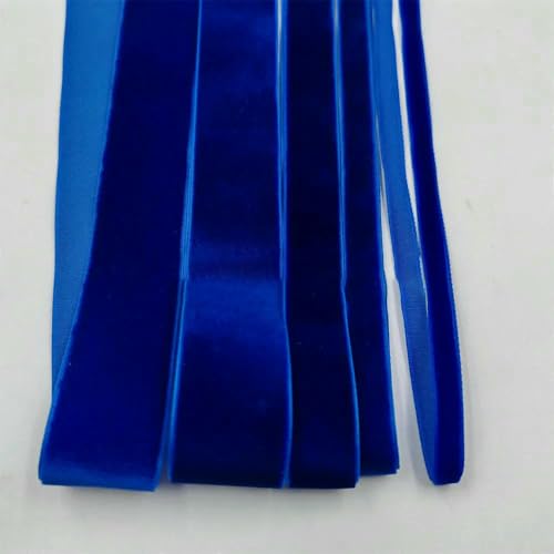 6–25 mm, 5–300 Yards, blaues einseitiges Samtband, Partydekoration, handgefertigt, zum Verpacken von Haarschleifen, DIY, Weihnachten, unelastisch, 9 mm x 20 6–25 mm, 5–300 Yards, blaues einseitiges Samtband, Partydekoration, handgefertigt, zum Verpacken von Haarschleifen, DIY, Weihnachten, unelastisch, 9 mm x 20 von AYHTUD