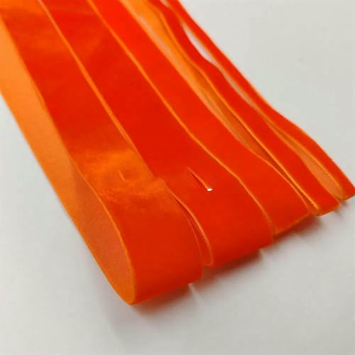 6–25 mm, 5–300 Yards, orangefarbenes einseitiges Samtband, Partydekoration, handgefertigt, zum Verpacken von Haarschleifen, DIY, Weihnachten, unelastisch, 1 6–25 mm, 5–300 Yards, orangefarbenes einseitiges Samtband, Partydekoration, handgefertigt, zum Verpacken von Haarschleifen, DIY, Weihnachten, unelastisch, 1 von AYHTUD
