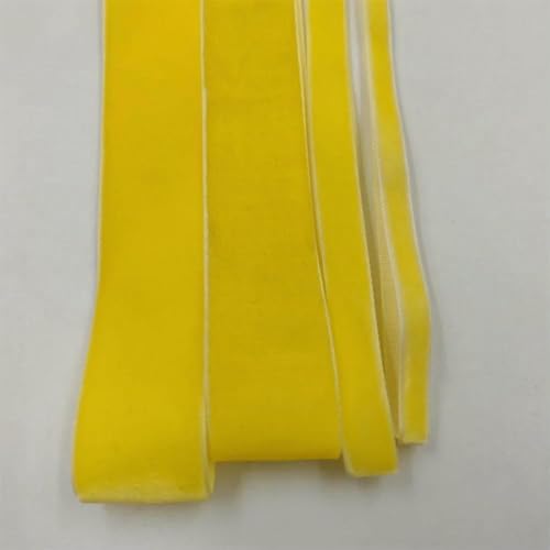 6–25 mm, 5–300 Yards, zitronengelbes einseitiges Samtband, Partydekoration, handgefertigt, zum Verpacken von Haarschleifen, DIY, Weihnachten – 6 mm x 300 Yards – V104, zitronen 6–25 mm, 5–300 Yards, zitronengelbes einseitiges Samtband, Partydekoration, handgefertigt, zum Verpacken von Haarschleifen, DIY, Weihnachten – 6 mm x 300 Yards – V104, zitronen von AYHTUD