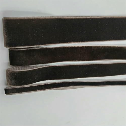 6–25 mm Samtband, einseitig, für Hochzeiten, Partys, Dekoration, handgefertigt, zum Verpacken von Haarschleifen, DIY, Weihnachten, unelastisch, Schwarz, Kaffee, V025, 25 mm 6–25 mm Samtband, einseitig, für Hochzeiten, Partys, Dekoration, handgefertigt, zum Verpacken von Haarschleifen, DIY, Weihnachten, unelastisch, Schwarz, Kaffee, V025, 25 mm von AYHTUD
