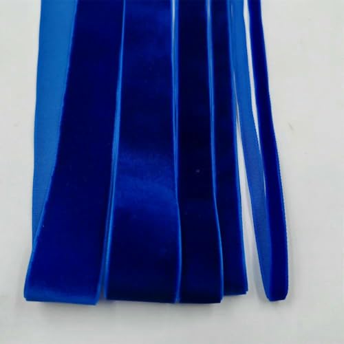 6–25 mm Samtband, einseitig, für Hochzeitsfeiern, Dekoration, handgefertigt, zum Verpacken von Haarschleifen, DIY, Weihnachten, unelastisch, Königsblau V014, 9 mm x 5 Yards 6–25 mm Samtband, einseitig, für Hochzeitsfeiern, Dekoration, handgefertigt, zum Verpacken von Haarschleifen, DIY, Weihnachten, unelastisch, Königsblau V014, 9 mm x 5 Yards von AYHTUD