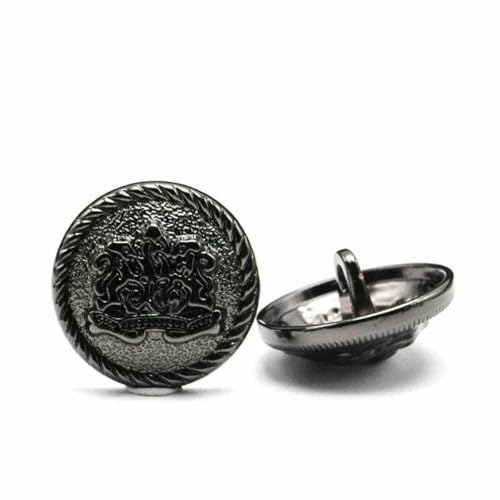 6 Stück 10–28 mm goldene Metallknöpfe, Kleidungsstück, Mantel, Nähzubehör, Knöpfe zum Basteln von Kleidung, schwarzer Punktölknopf, Punktölknopf, 2–28 mm 6 Stück 10–28 mm goldene Metallknöpfe, Kleidungsstück, Mantel, Nähzubehör, Knöpfe zum Basteln von Kleidung, schwarzer Punktölknopf, Punktölknopf, 2–28 mm von AYHTUD