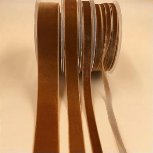 6 mm, 5–300 Yards, einseitiges Samtband für handgefertigte Blumenstraußverpackungen, Heimparty-Dekoration, Weihnachtssamtband, Ingwer V026, 6 mm x 50 Yards 6 mm, 5–300 Yards, einseitiges Samtband für handgefertigte Blumenstraußverpackungen, Heimparty-Dekoration, Weihnachtssamtband, Ingwer V026, 6 mm x 50 Yards von AYHTUD