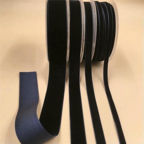 6 mm, 5–300 Yards, einseitiges Samtband für handgefertigte Blumenstraußverpackungen, Heimparty-Dekoration, Weihnachtssamtband, Marineblau V092, 6 mm x 300 Yards 6 mm, 5–300 Yards, einseitiges Samtband für handgefertigte Blumenstraußverpackungen, Heimparty-Dekoration, Weihnachtssamtband, Marineblau V092, 6 mm x 300 Yards von AYHTUD