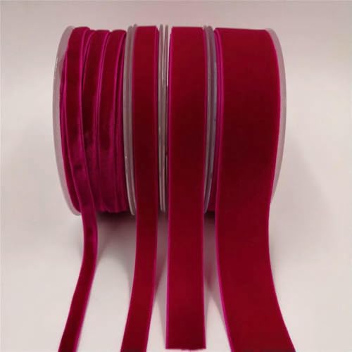 6 mm, 5–300 Yards, einseitiges Samtband für handgefertigte Blumenstraußverpackungen, Heimparty-Dekoration, Weihnachtssamtband, Rosa V002, 6 mm x 300 Yards 6 mm, 5–300 Yards, einseitiges Samtband für handgefertigte Blumenstraußverpackungen, Heimparty-Dekoration, Weihnachtssamtband, Rosa V002, 6 mm x 300 Yards von AYHTUD