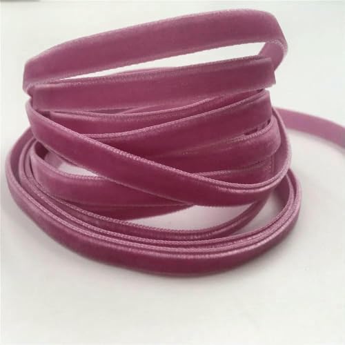6 mm, 5–300 Yards, einseitiges Samtband für handgefertigte Blumenstraußverpackungen, Heimparty-Dekoration, Weihnachtssamtband, Violett V041, 6 mm x 300 Yards 6 mm, 5–300 Yards, einseitiges Samtband für handgefertigte Blumenstraußverpackungen, Heimparty-Dekoration, Weihnachtssamtband, Violett V041, 6 mm x 300 Yards von AYHTUD