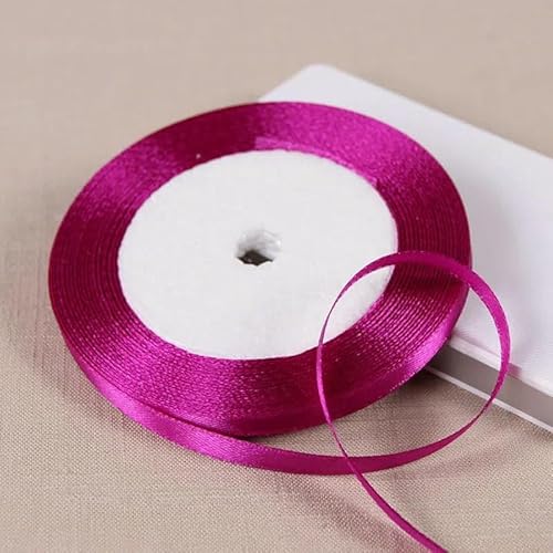 6 mm Satinband, DIY-Bastelmaterial, Scrapbooking, Weihnachten, Halloween, Hochzeit, Geburtstag, Party, Dekoration, Verpackungsband, Rosa, Rot, Lila, 6 mm Breite 6 mm Satinband, DIY-Bastelmaterial, Scrapbooking, Weihnachten, Halloween, Hochzeit, Geburtstag, Party, Dekoration, Verpackungsband, Rosa, Rot, Lila, 6 mm Breite von AYHTUD