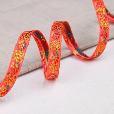 7 mt/los Breite 1 cm Blume Vintage handgemachte bestickte Jacquard-Bänder Kleidung Spitze Stoff-18 7 mt/los Breite 1 cm Blume Vintage handgemachte bestickte Jacquard-Bänder Kleidung Spitze Stoff-18 von AYHTUD