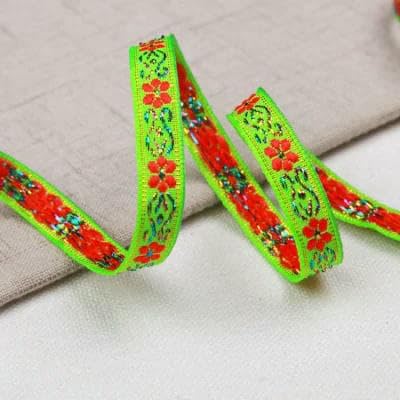 7M/Lot Breite 1CM Blume Vintage Handarbeit Bestickte Jacquard Bänder Kleidung Spitze Stoff-3 7M/Lot Breite 1CM Blume Vintage Handarbeit Bestickte Jacquard Bänder Kleidung Spitze Stoff-3 von AYHTUD