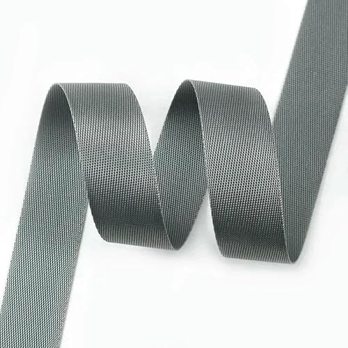 8 Meter Nylon-Gurtband, 20–50 mm, dekoratives Band zum Nähen von Schultertaschengurten, Kleidergurten, Schrägbandzubehör, Grau, 38 mm 8 Meter Nylon-Gurtband, 20–50 mm, dekoratives Band zum Nähen von Schultertaschengurten, Kleidergurten, Schrägbandzubehör, Grau, 38 mm von AYHTUD