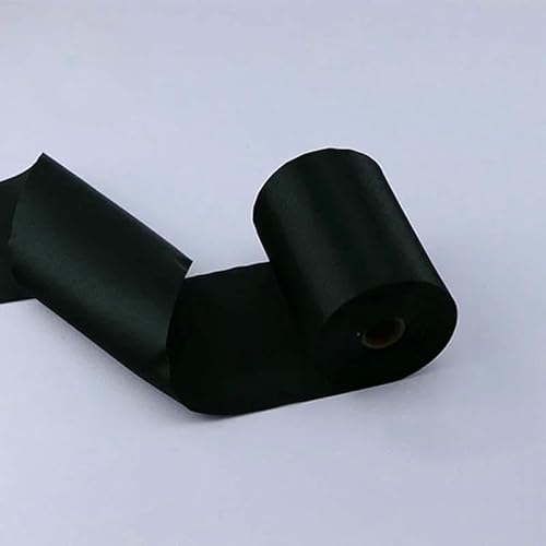 8 cm/10 cm/15 cm breit, 25 Meter/Rolle, Satinband, für Hochzeit, Feiertage, Festivals, DIY, Stuhl/Auto/Party, Dekoration, handgefertigt, Nähen, 34 Schwarz, 15 cm von AYHTUD