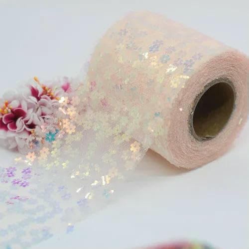 80 mm, 1 Meter/5 Meter, Pflaumenblüten-Glitzer-Paillettenband, Tüll, Tutu, Hochzeitsdekoration, Organza, DIY-Bastelbedarf für Geburtstagsfeiern, Aprikosenrosa, 80 mm Paillette 80 mm, 1 Meter/5 Meter, Pflaumenblüten-Glitzer-Paillettenband, Tüll, Tutu, Hochzeitsdekoration, Organza, DIY-Bastelbedarf für Geburtstagsfeiern, Aprikosenrosa, 80 mm Paillette von AYHTUD