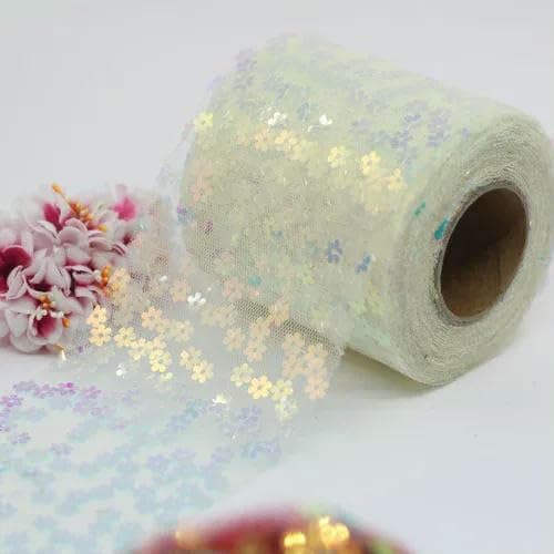 80 mm, 1 Meter/5 Meter, Pflaumenblüten-Glitzer-Paillettenband, Tüll, Tutu, Hochzeitsdekoration, Organza, DIY-Bastelbedarf für Geburtstagsfeiern, Beige, 80 mm Pailletten, 1 Met 80 mm, 1 Meter/5 Meter, Pflaumenblüten-Glitzer-Paillettenband, Tüll, Tutu, Hochzeitsdekoration, Organza, DIY-Bastelbedarf für Geburtstagsfeiern, Beige, 80 mm Pailletten, 1 Met von AYHTUD