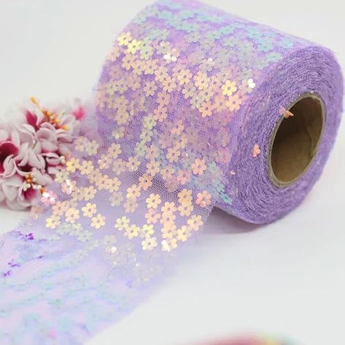 80 mm, 1 Meter/5 Meter, Pflaumenblüten-Glitzer-Paillettenband, Tüll, Tutu, Hochzeitsdekoration, Organza, DIY-Bastelbedarf für Geburtstagsfeiern, Hellviolett, 80 mm Pailletten, 80 mm, 1 Meter/5 Meter, Pflaumenblüten-Glitzer-Paillettenband, Tüll, Tutu, Hochzeitsdekoration, Organza, DIY-Bastelbedarf für Geburtstagsfeiern, Hellviolett, 80 mm Pailletten, von AYHTUD