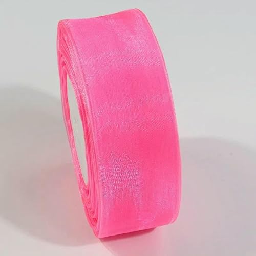 9,1 m transparentes Chiffonband, 10 mm, 20 mm, Organza-Satinbänder zum Verpacken von Hochzeitssträußen, Partykränzen, DIY-Spitzenstoff-005-38 mm 9,1 m transparentes Chiffonband, 10 mm, 20 mm, Organza-Satinbänder zum Verpacken von Hochzeitssträußen, Partykränzen, DIY-Spitzenstoff-005-38 mm von AYHTUD