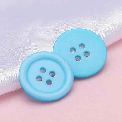 9–30 mm runde Nähknöpfe aus Kunstharz, Scrapbooking, einfarbige Knöpfe in gemischten Farben für DIY-Kinderkleidung, Puppen, Basteln, Kleidungszubehör, Hellblau, 9 mm, 100 Stück 9–30 mm runde Nähknöpfe aus Kunstharz, Scrapbooking, einfarbige Knöpfe in gemischten Farben für DIY-Kinderkleidung, Puppen, Basteln, Kleidungszubehör, Hellblau, 9 mm, 100 Stück von AYHTUD