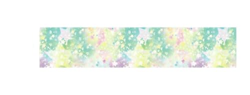 9 mm – 50 mm, doppelseitig bedrucktes Satinband mit Regenbogen-Farbverlauf für Verpackungen, DIY-Dekorationsband, Kinderhaarschleifen, 100 Yards-15367-9 mm von AYHTUD