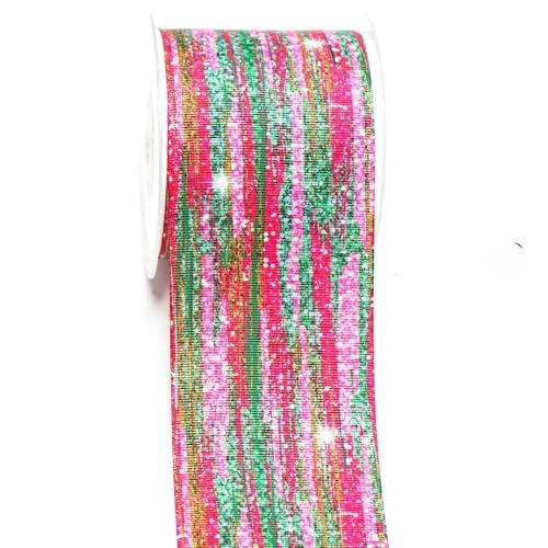 Bedrucktes Ripsband, 5 Yards pro Größe, 50407–50422, 50 mm, DIY-Handarbeitsmaterialien von AYHTUD