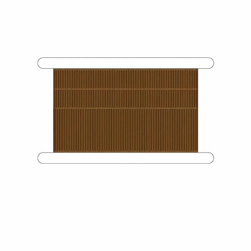 Braune Serie 9 16 25 38 mm 100 Yards/Los Ripsband für DIY-Kleid, Hochzeitsdekoration, Basteln, Geschenkbänder-Goldbraun 846-25 mm von AYHTUD