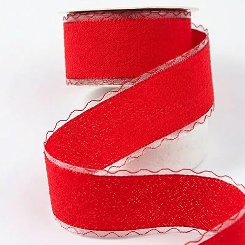 Einfarbiges Spitzenband mit transparentem Rand, DIY-Schleifen, Kinderhaarspangenbox, Verpackung, Schnürzubehör, Handarbeit, Basteln, 02–7 mm, 200 Yards von AYHTUD