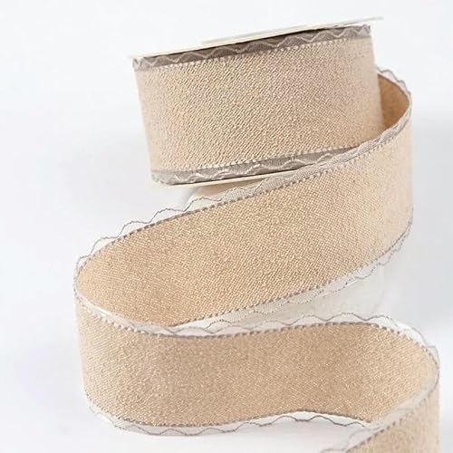 Einfarbiges Spitzenband mit transparentem Rand, DIY-Schleifen, Kinderhaarspangenbox, Verpackung, Schnürzubehör, Handarbeit, Basteln, 04–7 mm, 200 Yards von AYHTUD
