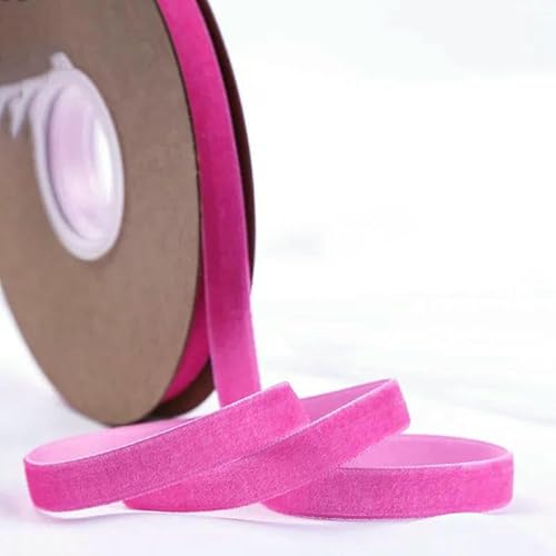 Einzelner Filzstoff, Samt, beflockter Stoff, Hut, Kleidungsstück, Wildlederband, Schleife, Nylon-Samtband, 10 mm, 15 mm, 20 mm, Breite 5 Yards pro Partie, Hellrosarot 38, Bre Einzelner Filzstoff, Samt, beflockter Stoff, Hut, Kleidungsstück, Wildlederband, Schleife, Nylon-Samtband, 10 mm, 15 mm, 20 mm, Breite 5 Yards pro Partie, Hellrosarot 38, Bre von AYHTUD
