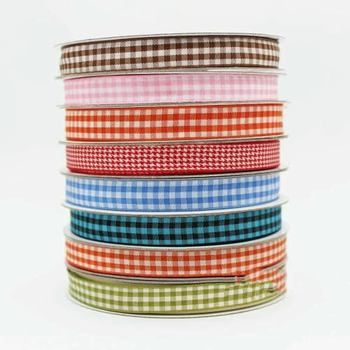 Gingham-Band, handgefertigt, 6, 9, 16, 25, 38 mm, 1/4 Zoll, 3/8 Zoll, 5/8 Zoll, 1 Zoll, 1-1/2 Zoll – Markieren Sie Ihre Farbe – 16 mm, 45,7 m Gingham-Band, handgefertigt, 6, 9, 16, 25, 38 mm, 1/4 Zoll, 3/8 Zoll, 5/8 Zoll, 1 Zoll, 1-1/2 Zoll – Markieren Sie Ihre Farbe – 16 mm, 45,7 m von AYHTUD