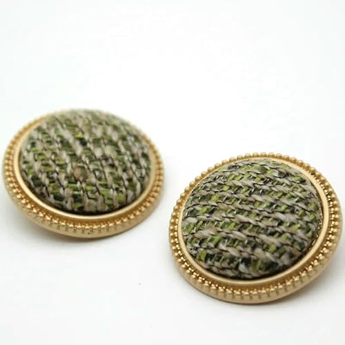 Goldene runde Stoffknöpfe aus Metall für Handarbeiten, Kleidung, Damen, Mantel, Anzug, Strickjacke, 6 Stück, Nähknopf KD874, Antikkupfer, 30 mm, 6 Stück Goldene runde Stoffknöpfe aus Metall für Handarbeiten, Kleidung, Damen, Mantel, Anzug, Strickjacke, 6 Stück, Nähknopf KD874, Antikkupfer, 30 mm, 6 Stück von AYHTUD