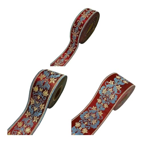 Jacquardband, Kleidungsdekoration, 5 m, Nähband, Stoffverzierung für Kissenbezüge, Kleidung, Stirnbänder, Tischsets, Kleidung, Breite 8 cm Jacquardband, Kleidungsdekoration, 5 m, Nähband, Stoffverzierung für Kissenbezüge, Kleidung, Stirnbänder, Tischsets, Kleidung, Breite 8 cm von AYHTUD