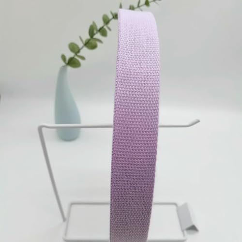 Kantenbesatzband aus Poly-Baumwoll-Gurtband, matte, leinwandgewebte, nylonähnliche Bindung für Taschen/Gepäck/Kleidungszubehör (20–50 mm) – 18–20 mm x 1 Meter von AYHTUD